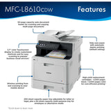 Brother MFC-L8610CDW Wireless Laser Multifunction Printer