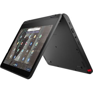 Lenovo 500e Gen 3 82JB003XUS 11.6" Touchscreen Convertible 2 in 1 Chromebook- Intel Celeron N4500 4GB - 32GB (Gray)