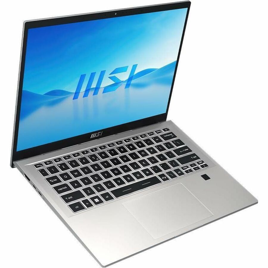 MSI Prestige 14 H B12U Prestige 14H B12UCX-608US 14" Notebook - Full HD Plus - Intel Core i5 12th Gen i5-12500H - 16 GB - 512 GB SSD - Urban Silver